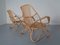 Large Italian Rattan & Bamboo Chairs, 1960s, Set of 2, Image 8