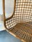 Vintage Italian Rattan Egg Lounge Chairs 2