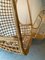 Vintage Italian Rattan Egg Lounge Chairs 5