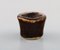 Glasierte Kerzenhalter aus Keramik von Edith Sonne für Saxbo, 2er Set 3