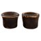 Glazed Ceramic Candleholders by Edith Sonne for Saxbo, Set of 2, Image 1
