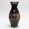 Mid-Century German Black Glass Vase from VEB Kunst-Glas Wasungen, 1950s, Image 4