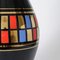 Mid-Century German Black Glass Vase from VEB Kunst-Glas Wasungen, 1950s 3