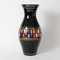Mid-Century German Black Glass Vase from VEB Kunst-Glas Wasungen, 1950s, Image 2