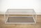 French Aluminum and Smoked Glass Coffee Table, 1980s, Image 18