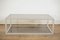 French Aluminum and Smoked Glass Coffee Table, 1980s 15