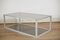 French Aluminum and Smoked Glass Coffee Table, 1980s, Image 10