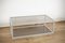French Aluminum and Smoked Glass Coffee Table, 1980s 12