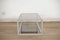 French Aluminum and Smoked Glass Coffee Table, 1980s 7