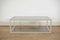 French Aluminum and Smoked Glass Coffee Table, 1980s 16