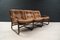 Italian Bamboo, Rattan, and Leather 3-Seater Sofa, 1960s 5