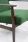 Vintage Green Velvet Lounge Chair, 1970s, Imagen 6