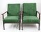 Vintage Green Velvet Lounge Chair, 1970s, Imagen 10