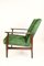 Vintage Green Velvet Lounge Chair, 1970s, Image 5