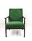 Vintage Green Velvet Lounge Chair, 1970s 2