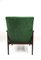 Vintage Green Velvet Lounge Chair, 1970s 9