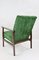 Vintage Green Velvet Lounge Chair, 1970s, Immagine 4