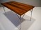 Mid-Century Rosewood and Steel Dining Table by Børge Mogensen for Søholm, Image 5