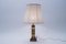 Vintage Wood and Brass Table Lamp, 1960s 2