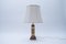 Vintage Wood and Brass Table Lamp, 1960s, Image 1