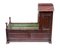 19th Century Painted Pine Childs Cradle 1
