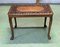 Vintage Carved Mahogany Side Table 1