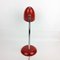 Lámpara de mesa Bauhaus de metal rojo, años 50, Imagen 3