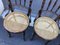 Antique French Bistro Dining Chairs, Set of 4 3