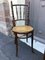 Antique French Bistro Dining Chairs, Set of 4 1