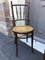 Antique French Bistro Dining Chairs, Set of 4, Image 1