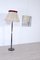 Marble and Wood Floor Lamp, 1950s, Image 1