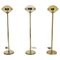 Preciosa Gold Floor Lamps, Czechoslovakia, 1970s, Set of 3 1