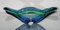 Cuenco de cristal de Murano verde y azul, Imagen 1