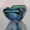 Cuenco de cristal de Murano verde y azul, Imagen 4