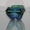 Cuenco de cristal de Murano verde y azul, Imagen 5