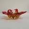 Vintage Orange Murano Glass Bowl, Image 8