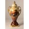 Vase Antique avec Couvercle de Falcon Pottery, Angleterre 1