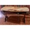 Vintage Coffee Table with Faux Marble Top, 1960s 1