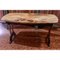 Vintage Coffee Table with Faux Marble Top, 1960s, Image 1