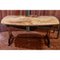 Tavolino da caffè vintage con ripiano in marmo, anni '60, Immagine 4