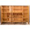 Studio Bookcase with Rhombus Inlaid, Italy, 1950s 4