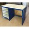Small Vintage Painted Hardwood Desk, Italy, 1970s, Image 2