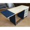 Small Vintage Painted Hardwood Desk, Italy, 1970s, Image 5
