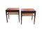 Rosewood and Papercord Nightstands by Severin Hansen for Haslev Møbelsnedkeri, 1960s, Set of 2, Imagen 2
