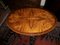 Antique English Oval Inlaid Coffee Table 2