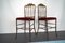 Rote Vintage Samt Messing Stühle von Chiavari, 1950er, 2er Set 1