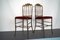 Vintage Red Velvet Brass Chairs from Chiavari, 1950s, Set of 2, Image 1