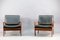Mid-Century Lounge Chairs by Illum Wikkelsø for Niels Eilersen, 1960s, Set of 2 2