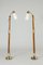 Teak and Brass Floor Lamps by Hans Bergström for Ateljé Lyktan, 1950s, Set of 2, Image 2