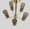 Fully Restored Mid-Century Swedish Brass Chandelier by Hans-Agne Jakobsson for AB Markaryd, 1970s 5